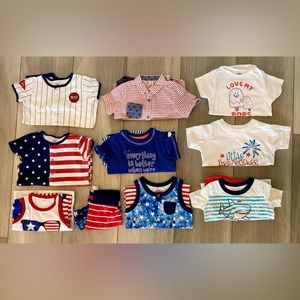 Fourth 4th of July Bundle of 15 pieces - Size 12-18mo
